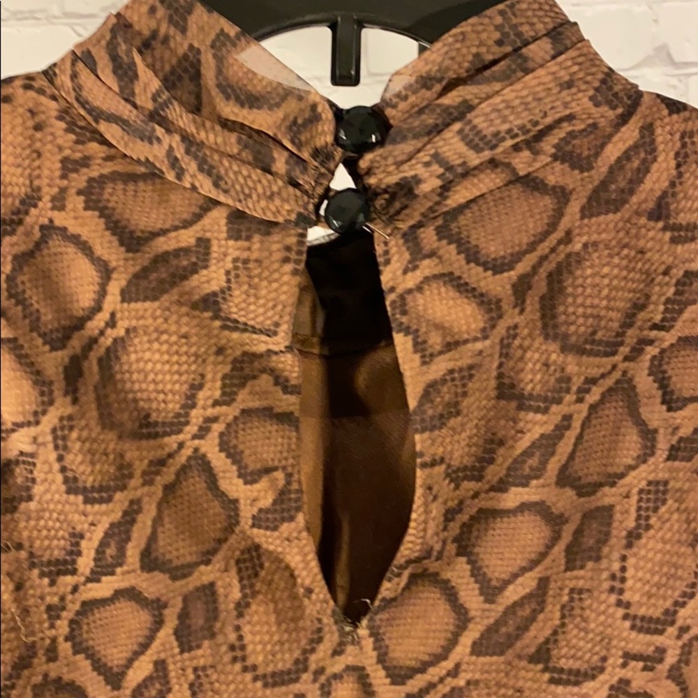 JESSICA HOWARD ANIMAL PRINT DRESS - Picture 13 of 13